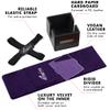 Quiver Time Purple Citadel Deck Block for Magic: the Gathering Cards - 100+ TCG Card Deckbox, Commander MTG Deck Box for Cards, Dice & Tokens, Custom Divider, Magnetic Closure view 3