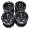 NHX RC 2.2'' Aluminum Beadlock Crawler Wheels Rims -Black 4pcs/Set view 2