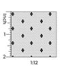 Itsy Bitsy Mini - Penny Rounds Tile - Dollhouse Wallpaper 1:12 Scale - Peel and Stick 12 inches x 18 inches Self-Adhesive view 3