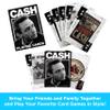 Aquarius Johnny Cash Playing Cards - Johnny Cash Themed Deck of Cards for Your Favorite Card Games - Officially Licensed Johnny Cash Merchandise & Collectibles - Poker Size with Linen Finish view 2