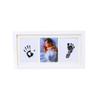 006 Newborn Baby Handprint and Footprint Kit, Baby Keepsake Frame, Baby Picture Frame Kit with Ink Pad, 12.996.89in, Foot Impression Photo Keepsake for Girl & Boy (Color : Red) view 1