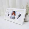 006 Newborn Baby Handprint and Footprint Kit, Baby Keepsake Frame, Baby Picture Frame Kit with Ink Pad, 12.996.89in, Foot Impression Photo Keepsake for Girl & Boy (Color : Red) view 3