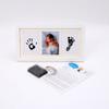006 Newborn Baby Handprint and Footprint Kit, Baby Keepsake Frame, Baby Picture Frame Kit with Ink Pad, 12.99 * 6.89in, Foot Impression Photo Keepsake for Girl & Boy (Color : Black) view 2