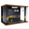 Display Case for 1/18 Diecast Cars,Acrylic Display Case for 1/12 Scale Toy Motorcyle with LED Lighting,D5-3 Open Side Grey view 1