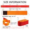 2 Sets 4 Legged Race Bands for Kids Field Day Team Building Games for Work Birthday Holiday Party Outdoor Activities for Adults Boys Girls Group Fun Games view 2