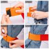2 Sets 4 Legged Race Bands for Kids Field Day Team Building Games for Work Birthday Holiday Party Outdoor Activities for Adults Boys Girls Group Fun Games view 4