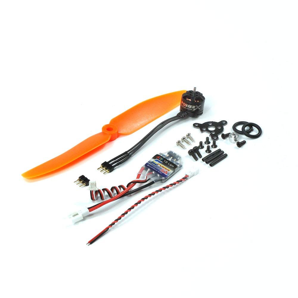 1S 3.7V Micro Brushless Motor MC1108-4000KV Used for Fixed Wing Micro Indoor Airplane F3P Model Power Supply (C1108-P2)