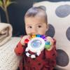 Baby Einstein Outstanding Opus The Octopus Sensory Rattle & Teether Multi-Use Toy, BPA Free & Chillable, 3 Months & up, Multicolored view 2