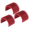 VGEBY RC Motor Heatsink, 3Pcs Lightweight Aluminum Alloy Remote Control Car Motor Heat Sink RC Upgrade Accessory Parts Fit for 12428, 12427, A959B, A979B, 124018, 124019(red) 124019 Parts view 1