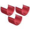 VGEBY RC Motor Heatsink, 3Pcs Lightweight Aluminum Alloy Remote Control Car Motor Heat Sink RC Upgrade Accessory Parts Fit for 12428, 12427, A959B, A979B, 124018, 124019(red) 124019 Parts view 2