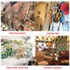 Outdoor Mesh Rope Climbing Netting Heavy Duty Parrot, 1 * 1M Children's pet Bird Cage Ladder Gym Hanging Swing Sturdy Weave Bangladesh Cotton Jute (6mm 10cm Hole) Safety Net for Kids (Size : 0.57m) view 4
