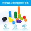 SpriteGru Math Linking Cubes, Math Cubes Manipulatives with Activity Cards Linking Cube Math Counters for Kids Kindergarten Learning Activities view 4