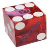 Cyber-Deals Authentic Nevada Casino Table-Played 19mm Matching Serial Numbers Craps Dice (Sets 2, 3, 4 or 5) with Black Velvet Pouch (Set of 4, Aliante (Red Polished)) view 1