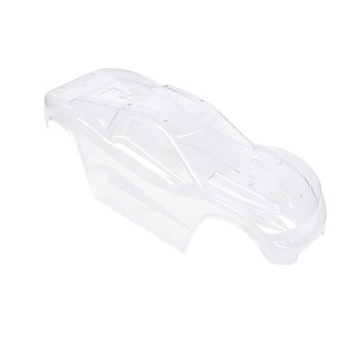 SummitLink Custom Body Unpainted with Stickers Clear Body Compatible for Rustler 4X4 1/10 Scale RC Car or Truck (Truck not Included) R4-BG-01