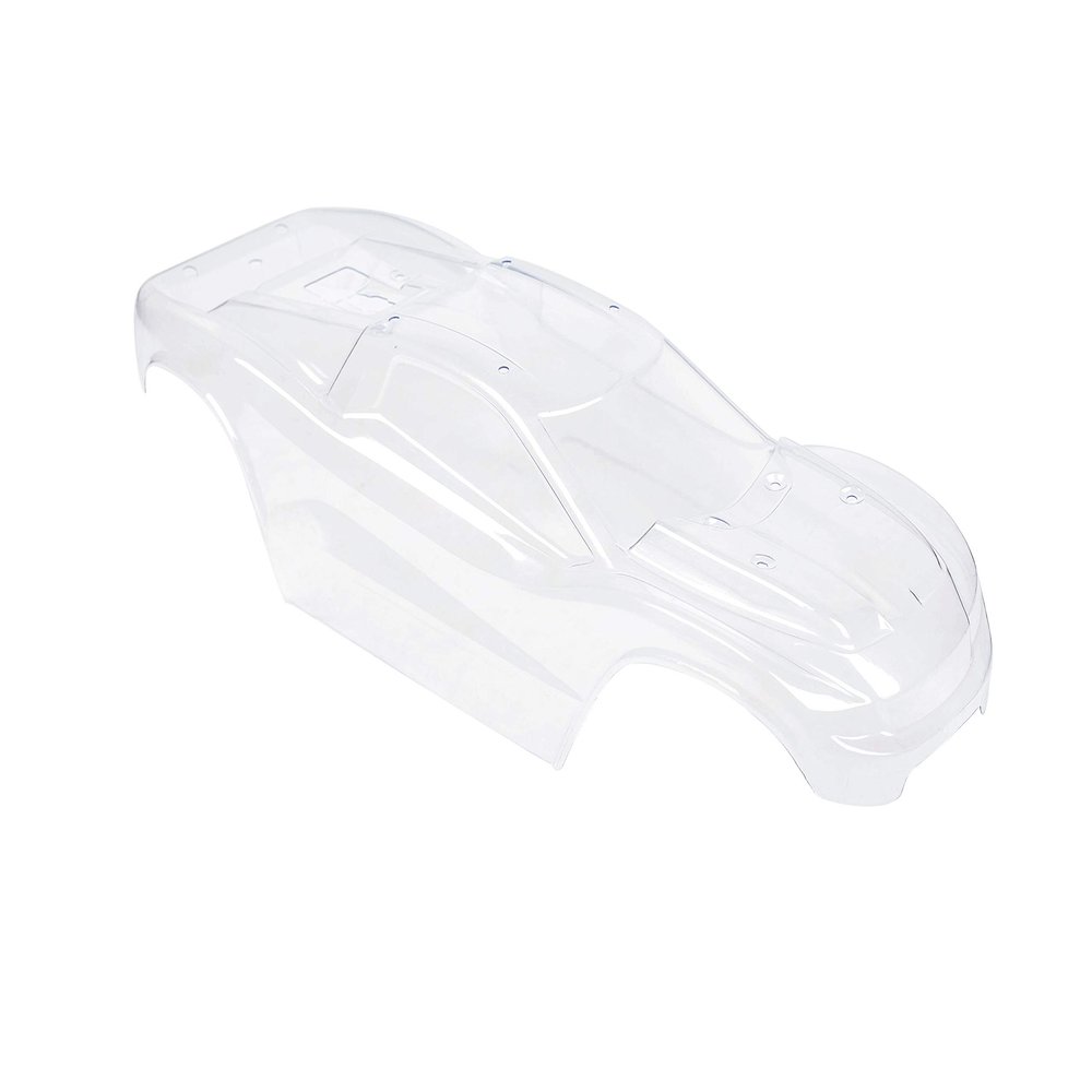 SummitLink Custom Body Unpainted with Stickers Clear Body Compatible for Rustler 4X4 1/10 Scale RC Car or Truck (Truck not Included) R4-BG-01