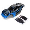 SummitLink Custom Body Muddy Blue Over Black Style Compatible for Rustler 4X4, Rustler BL-2S, Rustler 4x4 Ultimate 1/10 Scale RC Car or Truck (Truck not Included) R4-BB-02 view 1