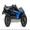 SummitLink Custom Body Muddy Blue Over Black Style Compatible for Rustler 4X4, Rustler BL-2S, Rustler 4x4 Ultimate 1/10 Scale RC Car or Truck (Truck not Included) R4-BB-02 view 3