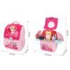 Fancyes Pet Space Bag Kids Doctor Kit Pretend Play Backpack Role Play Educational Learning Toy Child School Simulation for Boy Girl - Pink cat view 2
