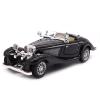 1:28 Scale Pullback Diecast Metal Antique Classic Model Cars Collectible Toy Gifts (Black,Length 6.5in/16.8cm) view 1