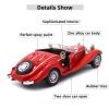 1:28 Scale Pullback Diecast Metal Antique Classic Model Cars Collectible Toy Gifts (Red,Length 6.5in/16.8cm) view 4