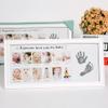 006 Baby Keepsake Frame, 12 Month Picture Frame, Baby Foot Printing Kit, First Year Newborn Baby Collage Keepsake Picture Frame for Photo Memories view 3