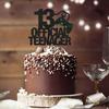 13 OFFICIAL Teenager Game Birthday Cake Topper - Video Game Boy's 13th Birthday Level Up Party Cake Supplies - Game On Winner Party Decoration view 2