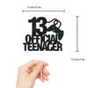 13 OFFICIAL Teenager Game Birthday Cake Topper - Video Game Boy's 13th Birthday Level Up Party Cake Supplies - Game On Winner Party Decoration view 4