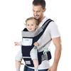 YSSKTC Baby Carrier Ergonomic Infant Carrier with Hip Seat Kangaroo Bag Soft Baby Carrier Newborn to Toddler 7-45lbs Front and Back Baby Holder Carrier for Men Dad Mom (Blue) view 1