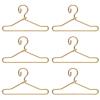 Healifty 50pcs Mini Doll Clothes Hangers Gold Dollhouse Clothes Doll Gown Dress Outfit Metal Holder Stand for Dollhouse Use1.57 Inch view 3