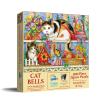 SUNSOUT INC - Cat Bells - 500 pc Jigsaw Puzzle by Artist: Lorraine Ryan - Finished Size 18" x 24" - MPN# 43701 view 2
