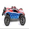 SummitLink Custom Body USA Flag Style Compatible for Rustler 4X4, Rustler BL-2S, Rustler 4x4 Ultimate 1/10 Scale RC Car or Truck (Truck not Included) R4-US-02 view 3
