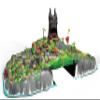 Goliath Fireball Island Board Game - Unique Game Board and Components, 2-4 Players Ages 7 and Up view 2