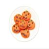Melody Jane Dollhouse Orange Pumpkin Cookies on Plate Halloween Dining Room Accessory 1:12 view 1