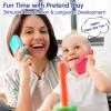 Toys for 1 Year Old Boy, 15 Functions Phone Baby Toys 6-12 Months, Baby Cell Phone 12-18 Months, Learning Toys for Toddlers 1-3, Easter Basket Stuffers - Cyan view 4