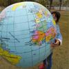 DEARLOYEA Lowral Jumbo Inflatable Globe, 90CM Early Educational Inflatable Earth World Geography, One Size view 3