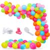 100Pcs Pool Party Balloon Garland Arch Kit, Beach Balloons Garland Tropical Decoration for Summer Baby Shower Birthday Swimming Beach Party Supplies view 1
