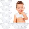 Geyoga 10 Pcs Baby Bibs 360 Rotate Baby Bandana Muslin Drool Bibs Petal Bibs Burp Gauze Cloths Absorbent Bib (,) view 1