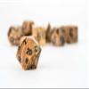 FanRoll Mystic Mines Jasper: 16mm Stone Polyhedral Dice Set view 3