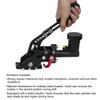 BHDK Professional Racing Handbrake, 11.4in Adjustable Aluminum Car Hydraulic Drift Handbrake, Horizontal Drift Hydro E-Brake with Oil Cylinder for Drift Racing Car, Rally Vehicles (Black) view 2