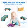 12 Pieces Wood DIY Car Toys, Unfinished Wooden Cars, Crafts for Students Home Activities, Easy Woodworking and Family Time Set view 4