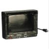 Dollhouse Black Television Set Portable TV Miniature Living Room Accessory view 1