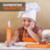 PERLLI Kids Real Cooking Set for Cooking and Baking  31 Pc. Gift for Junior Chef with Real Utensils, Case & Safe Kids Knife Set for Boys & Girls  Fine Motor Skills & Fun for Children Ages 6+, Orange view 4