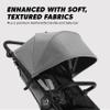 Baby Jogger City Mini GT2 All-Terrain Lightweight Stroller with Forever Air Tires One-Hand Fold and All-Wheel Suspension Pike Exclusive Includes Belly Bar Leatherette Handlebar & Premium Fabric view 4