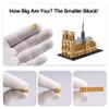 COZYMASS 7380 PCS Large Architecture Notre Dame De Paris Building Blocks Set for Adults, Collection Micro Building Blocks Present Ages of 14+ view 2