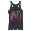 Hasbro Nerf Nerf Halftone Fill Tri-Blend Racerback Layering Tank Black Heather view 1
