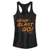 Hasbro Nerf Ready Blast Go Slim Fit, Scoop Hem Racerback Tank Black view 1