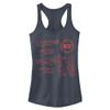 Hasbro Nerf Nerf Blasters Slim Fit, Scoop Hem Racerback Tank Indigo view 1