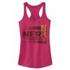 Hasbro Nerf Nerf XL Nation Slim Fit, Scoop Hem Racerback Tank Dark Pink view 1