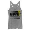 Hasbro Nerf Nerf XL Nation Tri-Blend Racerback Layering Tank Gray Heather view 1