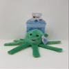 Spunky Pup Clean Earth Plush Octopus | Made from 100% Recycled Water Bottles | Small,Brown,7258 view 2
